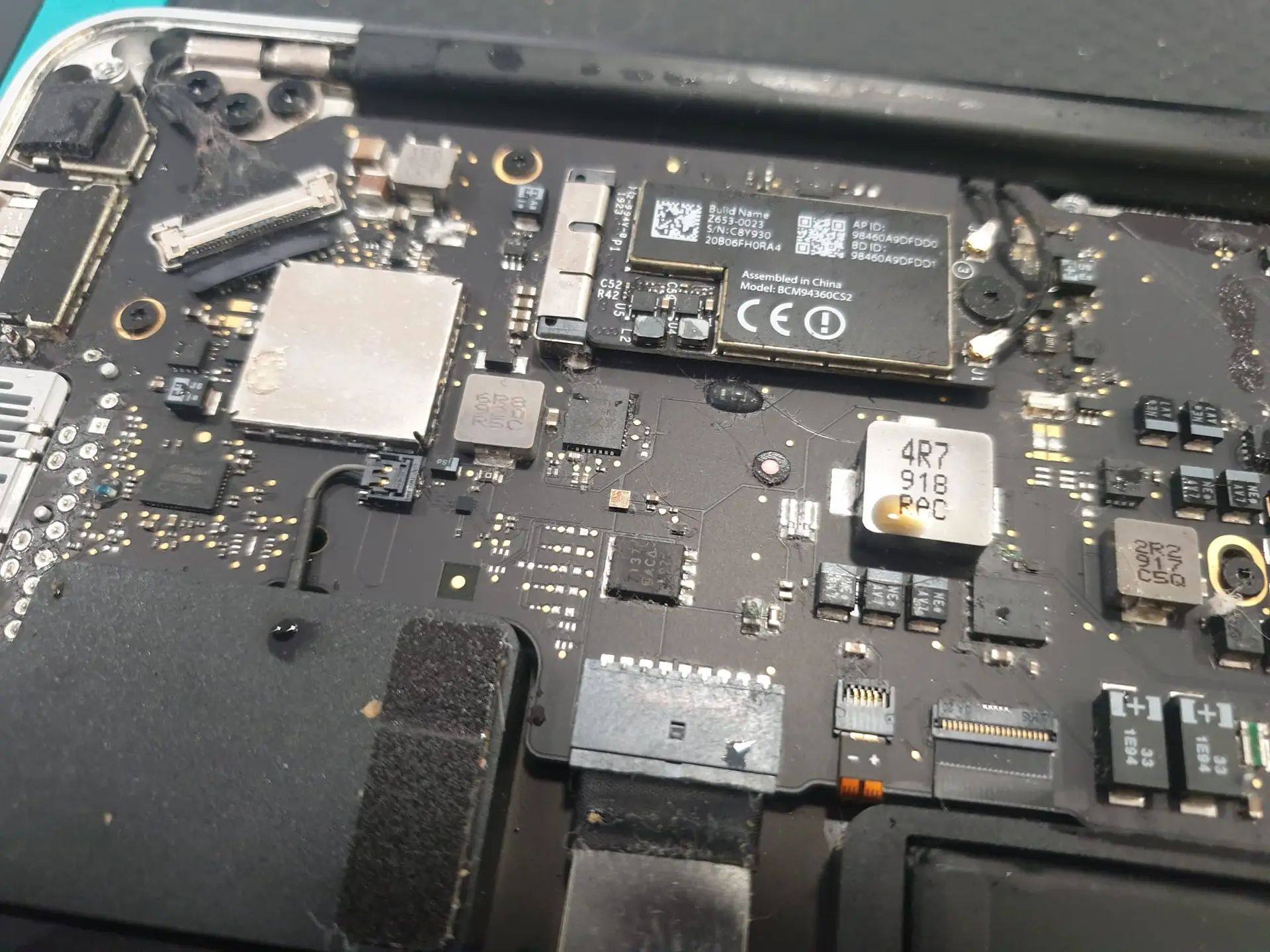 Macbook Despues del agua